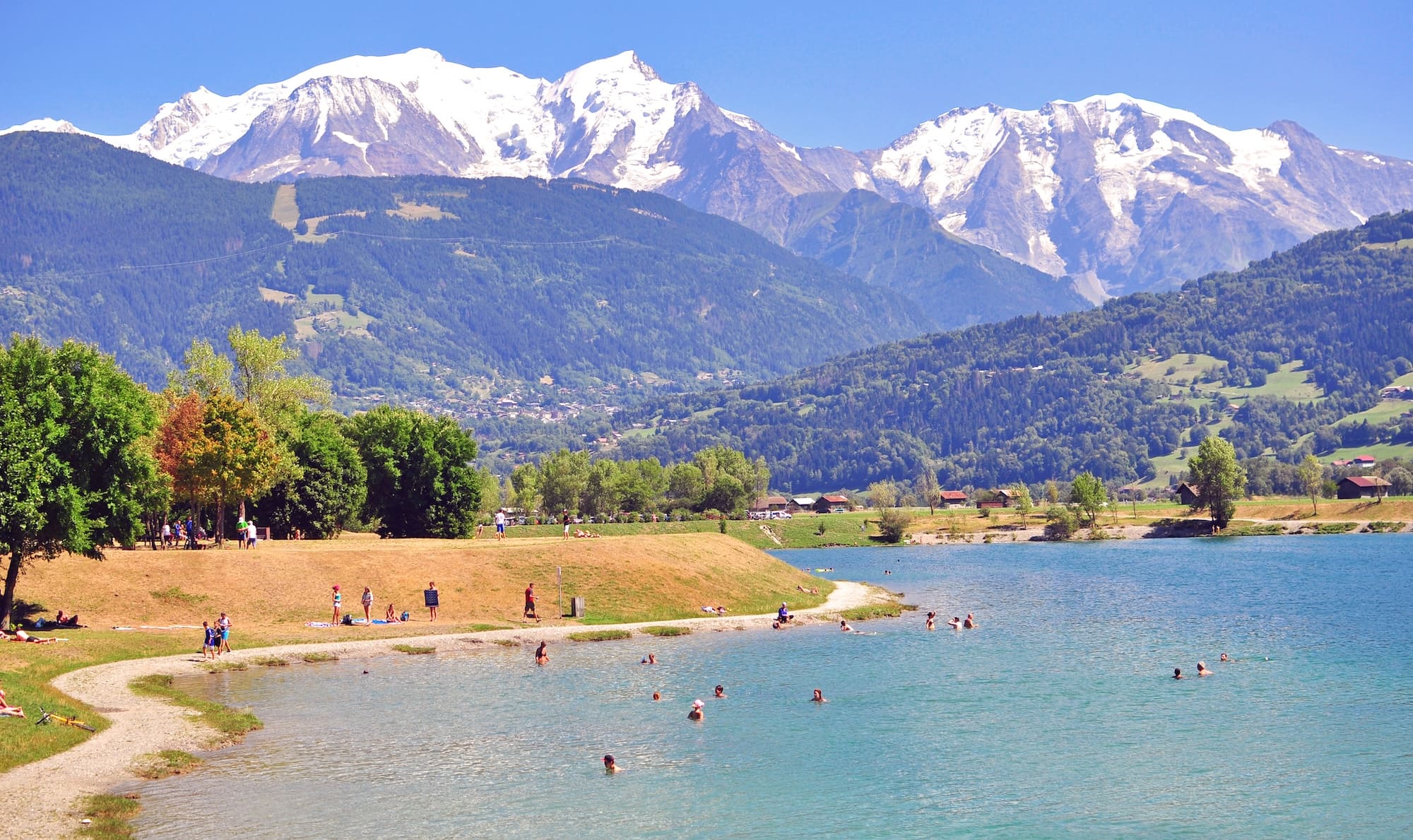 Passy lac Haute Savoie camping les iles